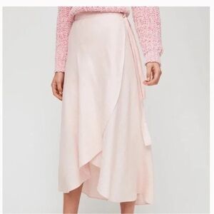 Wilfred Eleta Linen Wrap Skirt